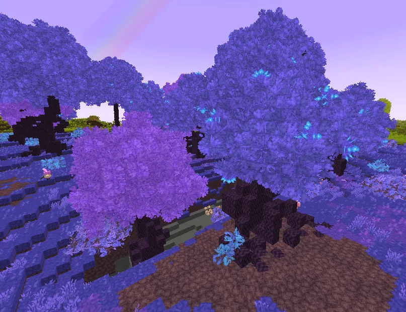 Эфирный лес — биом Thaumcraft